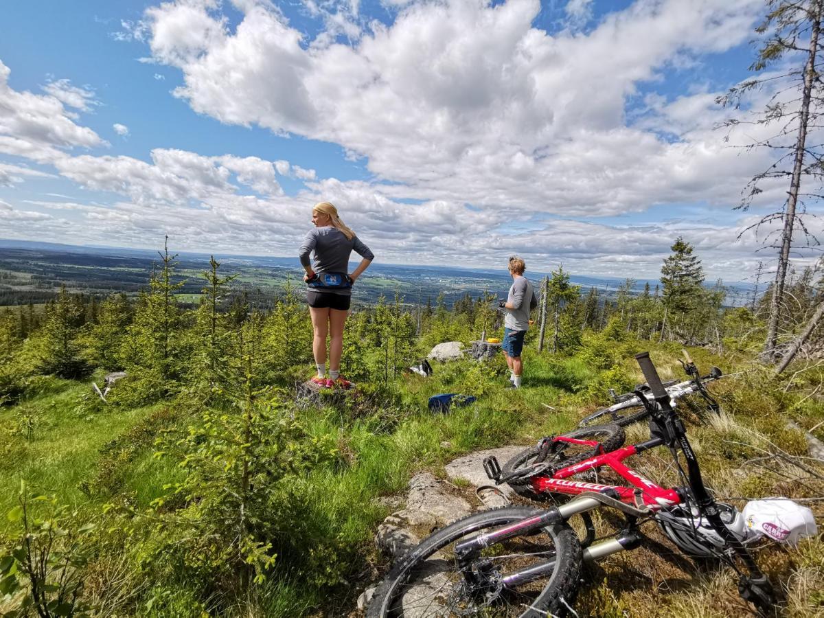 Отель Idylliske Evjua Ved Mjosa Skreia Экстерьер фото